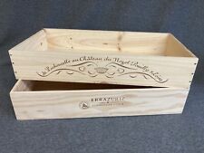 Shallow wooden wine for sale  SEVENOAKS