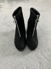 Black faux suede for sale  COVENTRY