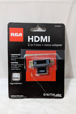 Adaptador RCA 2 em 1 HDMI fêmea para HDMI mini/micro HDMI DHMIMICF, usado comprar usado  Enviando para Brazil