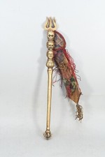 Antique brass khatvanga for sale  Shipping to United States