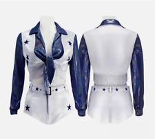 Conjunto de shorts cosplay feminino fantasia de líder de torcida cowboy uniforme de reunião esportiva estrela, usado comprar usado  Enviando para Brazil