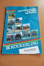 Betriebsanleitung köckerling  gebraucht kaufen  Könnern