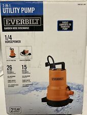 Everbilt utility pump for sale  Mulga