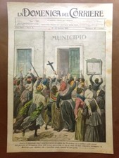 Copertina domenica corriere usato  Enna
