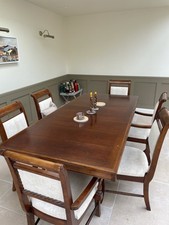 Stunning hardwood table for sale  SWINDON