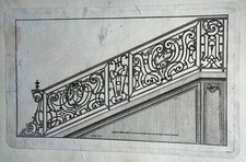 Rampe escalier gravure d'occasion Rampe escalier gravure d'occasion  Pluvigner