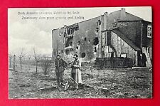 AK LODZ w Polsce 1. Zniszczony dom mieszkalny z typami żołnierzy (152655, używany na sprzedaż  Wysyłka do Poland