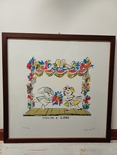 Emanuele luzzati litografia usato  Italia