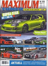 Autozeitschriften MAXIMUM Tuner 4/2015 Mitsubishi, Toyota Supra,Mazda MX-5,Honda, usado comprar usado  Enviando para Brazil