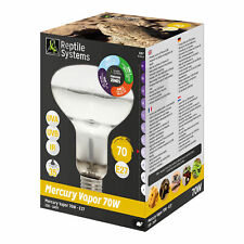 Używany, Reptile Systems D3 Lampa wygrzewająca UV E27, 70W Nano - UVA UVB Ciepło Terrarium Światło na sprzedaż  Wysyłka do Poland