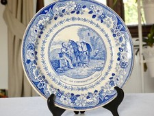 Ancienne assiette dessert d'occasion  Barbezieux-Saint-Hilaire