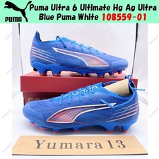 Usado, Puma Ultra 6 Ultimate Hg Ag Ultra Azul Puma Branco 108559-01 Tamanho Masculino comprar usado  Enviando para Brazil
