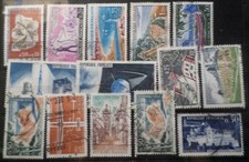 Lot timbres oblitérés d'occasion  Nice-