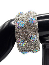 Pulseira elástica iridescente Bling strass AB comprar usado  Enviando para Brazil
