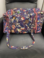 Usado, Vera Bradley Vintage Regata 1990 Náutica Grande Bolsa de Duffel 19x11x11 comprar usado Usado, Vera Bradley Vintage Regata 1990 Náutica Grande Bolsa de Duffel 19x11x11 comprar usado  Enviando para Brazil