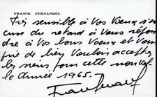 Franck fernandel carte d'occasion Franck fernandel carte d'occasion  Sète
