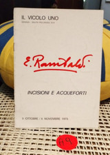 Emanuele rambaldi brochure usato  Genova