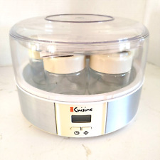 Máquina de iogurte de cozinha YMX650 elétrica 7 frascos não usados livro de instruções branco moderno, usado comprar usado  Enviando para Brazil