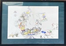 Saül steinberg lithographie d'occasion  Livarot