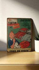 Plaque métal tintin d'occasion  Pomérols
