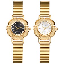 Mini relógio de pulso feminino elegante de aço inoxidável quartzo floral mostrador sunburst comprar usado Mini relógio de pulso feminino elegante de aço inoxidável quartzo floral mostrador sunburst comprar usado  Enviando para Brazil