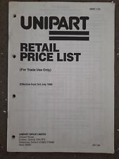 Unipart retail price for sale  BURNLEY