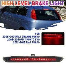 LUCE ARRESTO TERZO STOP LED FANALE POSTERIORE NERO PER FIAT PUNTO GRANDE EVO comprar usado  Enviando para Brazil