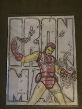 Usado, Homem de Ferro Nick Derington arte em quadrinhos original Marvel 8,5 X 11 comprar usado  Enviando para Brazil