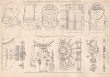 Victorian engineering drawing. for sale  LONDON