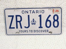 Nummernschild kanada ntario gebraucht kaufen  Deutschland