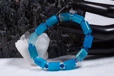 Edelstein armband blauer gebraucht kaufen  Haigerloch