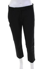 Calça Joseph feminina de algodão com pernas retas preta sólida tamanho 38 comprar usado  Enviando para Brazil
