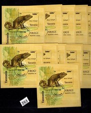 OU 11 S/S TANZÂNIA - CTO - ANIMAIS - SAPOS - RÉPTEIS - ANFÍBIOS  comprar usado  Enviando para Brazil