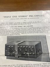 Leak pre amplifier for sale  STEVENAGE