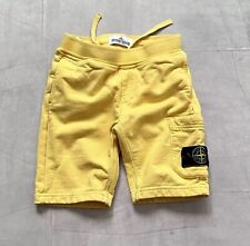 Bermuda Stone Island júnior infantil idade 3 anos amarela com patch comprar usado  Enviando para Brazil