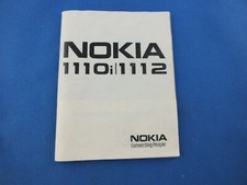 Usado, Original Nokia 1110i 1112 Manual Bedienungsanleitung DEUTSCH Gebrauchsanweisung comprar usado  Enviando para Brazil