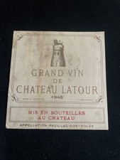 étiquette château latour d'occasion  Bagnolet