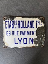 Petite plaque emaillee d'occasion  France