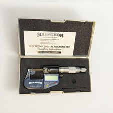 🔥 MARATHON CO 030025 MICRÔMETRO DIGITAL ELETRÔNICO 0–25 MM 0–1 POLEGADA LCD métrico, usado comprar usado  Enviando para Brazil