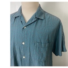 Camisa portuguesa flanela Portugal birdseye seersucker manga curta botão para cima GG comprar usado Camisa portuguesa flanela Portugal birdseye seersucker manga curta botão para cima GG comprar usado  Enviando para Brazil