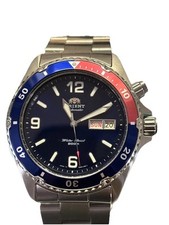 Orient Mako Gen 1 relógio automático data do dia Pepsi 40mm coroa dupla comprar usado  Enviando para Brazil