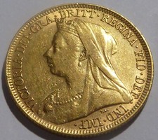 Sterlina oro 1896 usato  Torino