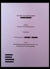 Projektarbeit tbw geprüfter gebraucht kaufen  Edelsfeld