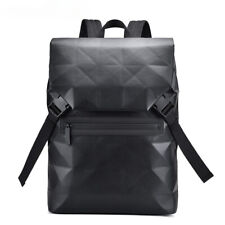 Nova Mochila Masculina de Couro de Grande Capacidade Moda Casual Mochila de Negócios comprar usado  Enviando para Brazil