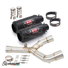 Sistema de pontas silenciador tubo de escape preto para Honda CRF450R CRF450RX 2015-2016 comprar usado  Enviando para Brazil