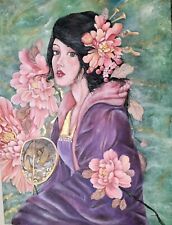 Quadro moderno geisha usato  Monopoli