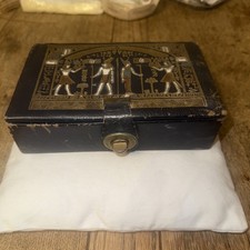 Vintage leather egyptian for sale  DARTFORD