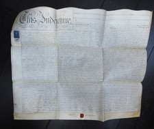 1853 antique indenture for sale  COLCHESTER