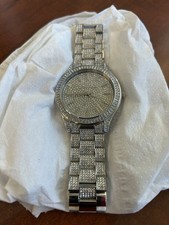 Relógio feminino Michael Kors MK4364 Slim Runway Pave tom prata aço inoxidável comprar usado Relógio feminino Michael Kors MK4364 Slim Runway Pave tom prata aço inoxidável comprar usado  Enviando para Brazil