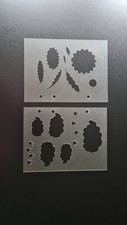 Stencil schablonen 2tlg gebraucht kaufen  Heiligenhafen